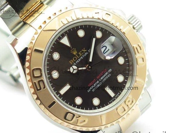 MiroTime 0122 Yacht-Master 116621 ARF 1:1 Best Edition Brown Dial On SS RG Bracelet A Affordable 3547